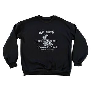 Anti Social Mermaid Club Sweatshirt Size XL